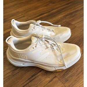 Hoka One One White Athletic Shoes